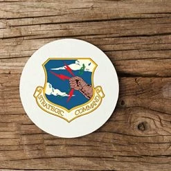 Air Force Strategic Air Command Sandstone Coaster Licensed Military Apparel Patriotic Products Gifts For Veterans Families And Retired VetFriends.com -Bruce Store 5134ZH9ni8L