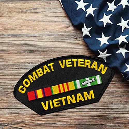 Combat Veteran Vietnam Patch Licensed Military Apparel Patriotic Products Gifts For Veterans Families And Retired VetFriends.com 5 Combat Veteran Vietnam Patch Licensed Military Apparel Patriotic Products Gifts For Veterans Families And Retired VetFriends.com - Image 5