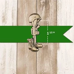 Lest They Be Forgotten Battlefield Cross Veteran Hat/Lapel Pin -Bruce Store 518Ssk2zDRL