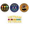 VetFriends.com Vietnam Veteran Decal Sticker Collection (4 Decals)