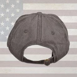 US Veteran Baseball Hat With Embroidered American Flag - Vintage Grey -Bruce Store 51DjAsEKs7L