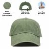 USAF Veteran/American Flag Embroidered Military Branch Baseball Hat - Officially Licensed Vintage Green