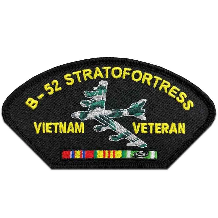 Vietnam Veteran W/Ribbon: B-52 Stratofortress Patch Licensed Military Apparel Patriotic Products Gifts For Veterans Families And Retired VetFriends.com 1 Vietnam Veteran W/Ribbon: B-52 Stratofortress Patch Licensed Military Apparel Patriotic Products Gifts For Veterans Families And Retired VetFriends.com