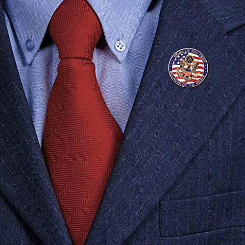 US Flag Lapel Pin With Home Of The Free Because Of The Brave American Eagle Pin Lapel Pin Patriotic 3 US Flag Lapel Pin With Home Of The Free Because Of The Brave American Eagle Pin Lapel Pin Patriotic - Image 3