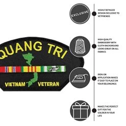 Vietnam Veteran W/Ribbon: Quang Tri Station Patch Licensed Military Apparel Patriotic Products Gifts For Veterans Families And Retired VetFriends.com 11 Vietnam Veteran W/Ribbon: Quang Tri Station Patch Licensed Military Apparel Patriotic Products Gifts For Veterans Families And Retired VetFriends.com -Bruce Store 51J5OtbOagL