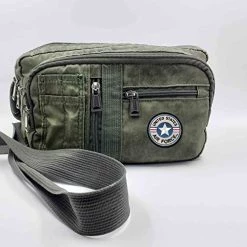 USAF Round Patch With Air Force Roundel Logo Licensed Military Apparel Patriotic Products Gifts For Veterans Families And Retired VetFriends.com