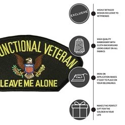 Dysfunctional Vet Patch Licensed Military Apparel Patriotic Products Gifts For Veterans Families And Retired VetFriends.com -Bruce Store 51Kfle2YRqL