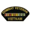 Combat Veteran Vietnam Service Ribbon Lapel Pin - 1.5 Inches