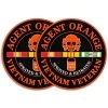 VetFriends.com Vietnam Veteran Agent Orange Sprayed & Betrayed 3" Circle Decal/Bumper Sticker Quantity Of (2)