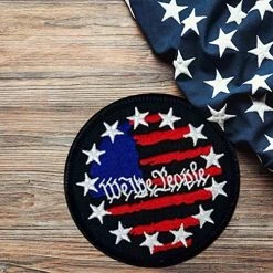 We The People Patch With Flag Graphic Licensed Military Apparel Patriotic Products Gifts For Veterans Families And Retired VetFriends.com -Bruce Store 51LxtKpzesL
