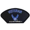 Air Force Veteran Patch With Wings Logo Licensed Military Apparel Patriotic Products Gifts For Veterans Families And Retired VetFriends.com