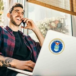 VetFriends.com United States Air Force Eagle Seal Circle Decal/Bumper Sticker Quantity Of (2) -Bruce Store 51Oj6oMDgcL