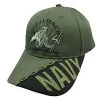 US Navy Shellback, Crossing The Line Vintage Olive Drab Baseball Cap