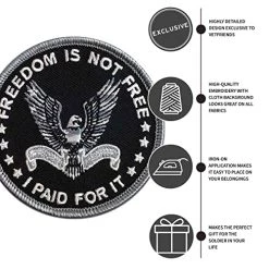 US Veteran Patch With Eagle Graphic Licensed Military Apparel Patriotic Products Gifts For Veterans Families And Retired VetFriends.com -Bruce Store 51alI0J8jdL