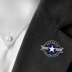 US Air Force Veteran/USAF Roundel Hat/Lapel Pin - Officially Licensed 7 US Air Force Veteran/USAF Roundel Hat/Lapel Pin - Officially Licensed -Bruce Store 51bSmQ9IarL