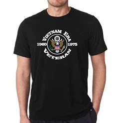 Vietnam Era Veteran Screen-Printed T-Shirt (XX-Large, Black)