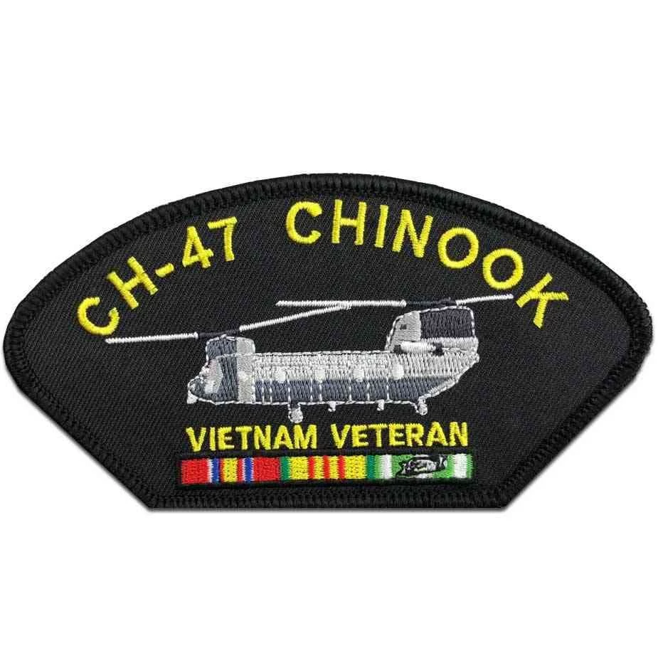 Vietnam Veteran W/Ribbon: CH-47 Chinook Patch Licensed Military Apparel Patriotic Products Gifts For Veterans Families And Retired VetFriends.com 1 Vietnam Veteran W/Ribbon: CH-47 Chinook Patch Licensed Military Apparel Patriotic Products Gifts For Veterans Families And Retired VetFriends.com