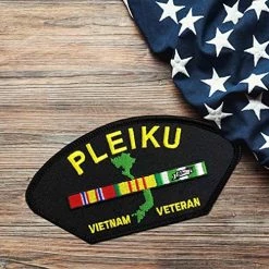 Vietnam Veteran W/Ribbon: Pleiku Station Patch Licensed Military Apparel Patriotic Products Gifts For Veterans Families And Retired VetFriends.com 10 Vietnam Veteran W/Ribbon: Pleiku Station Patch Licensed Military Apparel Patriotic Products Gifts For Veterans Families And Retired VetFriends.com -Bruce Store 51gcmGpVVhL