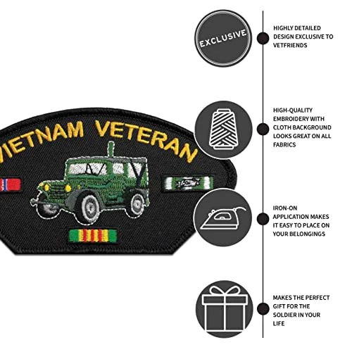 Vietnam Veteran War Ribbons And Vehicle Patch 5 Vietnam Veteran War Ribbons And Vehicle Patch - Image 5