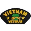 Vietnam Veteran Embroidered Military Patch With Dragon Graphic - Iron Or Sew On