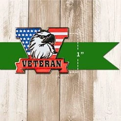 VetFriends.com Hat/Lapel Pin With American Flag Veteran V (Brass, 1" X 1.5") 11 VetFriends.com Hat/Lapel Pin With American Flag Veteran V (Brass, 1" X 1.5") -Bruce Store 51mIWmhvMvL