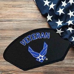US Air Force Logo Veteran Patch Licensed Military Apparel Patriotic Products Gifts For Veterans Families And Retired VetFriends.com 10 US Air Force Logo Veteran Patch Licensed Military Apparel Patriotic Products Gifts For Veterans Families And Retired VetFriends.com -Bruce Store 51mPtjn9RpL