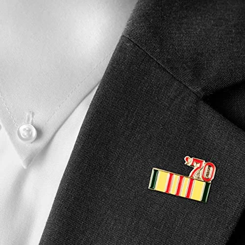 1970 VietnamVeteran Service Ribbon Hat/Lapel Pin 7/8 Inch 1 1970 VietnamVeteran Service Ribbon Hat/Lapel Pin 7/8 Inch