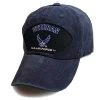 US Air Force Veteran Wings Patch On Vintage Blue Hat - Officially Licensed