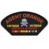 Vietnam Veteran W/Ribbons: Agent Orange Patch Licensed Military Apparel Patriotic Products Gifts For Veterans Families And Retired VetFriends.com