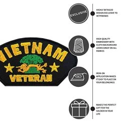 Vietnam Veteran Embroidered Military Patch With Dragon Graphic - Iron Or Sew On 11 Vietnam Veteran Embroidered Military Patch With Dragon Graphic - Iron Or Sew On -Bruce Store 51umAHoD5vL