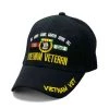 Vietnam Veteran Hat All Gave Some 58,479 Gave With Service Ribbons & Vietnam Vet On Bill Adjustable Cap Multicolored