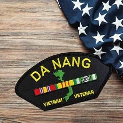 Vietnam Veteran W/Ribbon: Da Nang Station Patch Licensed Military Apparel Patriotic Products Gifts For Veterans Families And Retired VetFriends.com 10 Vietnam Veteran W/Ribbon: Da Nang Station Patch Licensed Military Apparel Patriotic Products Gifts For Veterans Families And Retired VetFriends.com -Bruce Store 51vp0TrRFML