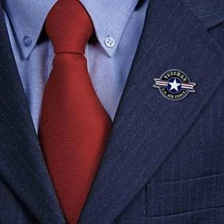 US Air Force Veteran/USAF Roundel Hat/Lapel Pin - Officially Licensed 8 US Air Force Veteran/USAF Roundel Hat/Lapel Pin - Officially Licensed -Bruce Store 51w1w1HUUgL