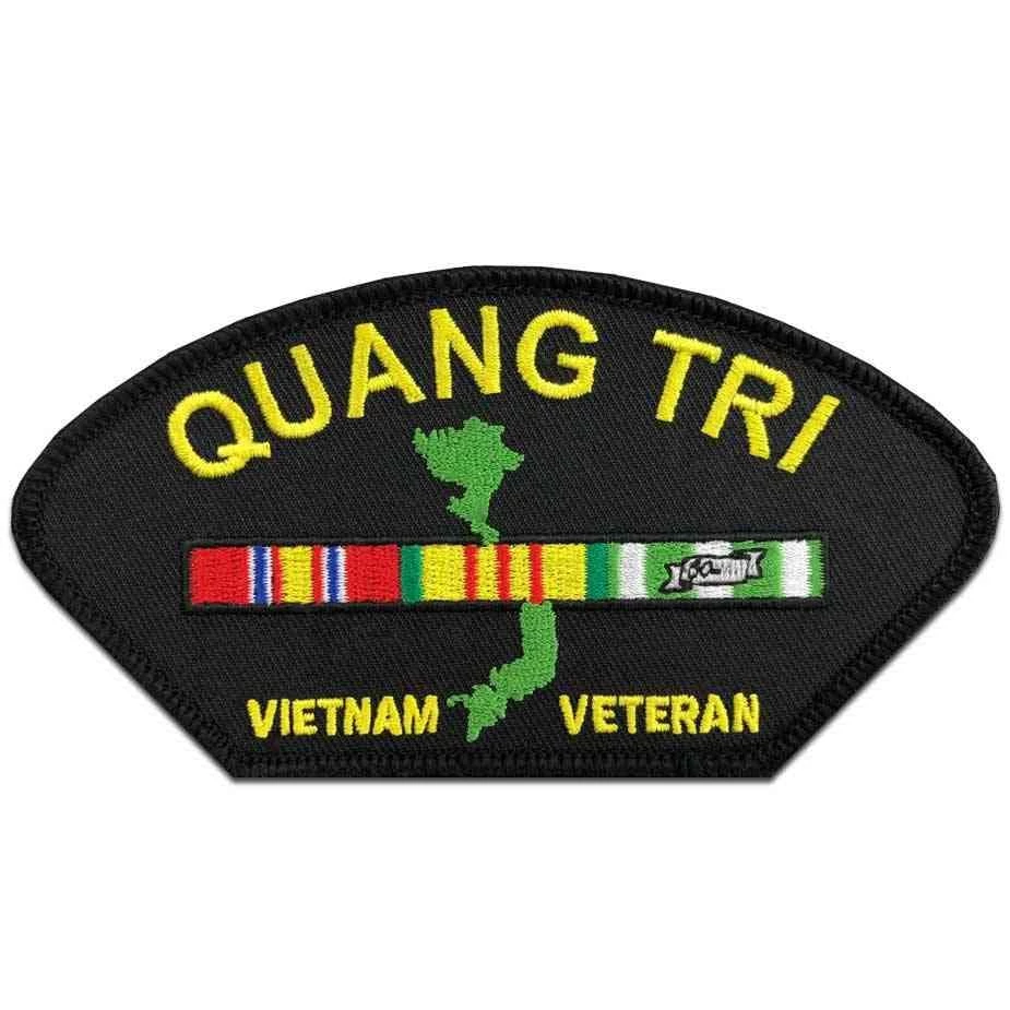 Vietnam Veteran W/Ribbon: Quang Tri Station Patch Licensed Military Apparel Patriotic Products Gifts For Veterans Families And Retired VetFriends.com 1 Vietnam Veteran W/Ribbon: Quang Tri Station Patch Licensed Military Apparel Patriotic Products Gifts For Veterans Families And Retired VetFriends.com