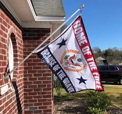 Home Of The Free Because Of The Brave Patriotic Flag - Eagle Crest Graphic With Stars 7 Home Of The Free Because Of The Brave Patriotic Flag - Eagle Crest Graphic With Stars -Bruce Store 613gKsmdv3L