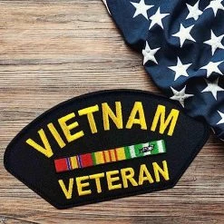 Vietnam Veteran Patch With Ribbons Licensed Military Apparel Patriotic Products Gifts For Veterans Families And Retired VetFriends.com 6 Vietnam Veteran Patch With Ribbons Licensed Military Apparel Patriotic Products Gifts For Veterans Families And Retired VetFriends.com -Bruce Store 61MX1QRGlvL