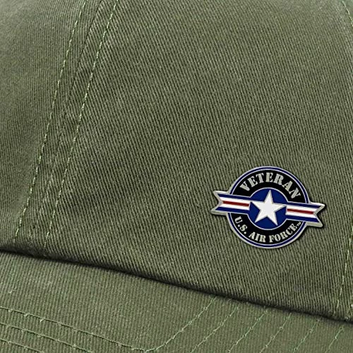 US Air Force Veteran/USAF Roundel Hat/Lapel Pin - Officially Licensed 5 US Air Force Veteran/USAF Roundel Hat/Lapel Pin - Officially Licensed - Image 5