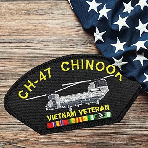 Vietnam Veteran W/Ribbon: CH-47 Chinook Patch Licensed Military Apparel Patriotic Products Gifts For Veterans Families And Retired VetFriends.com 5 Vietnam Veteran W/Ribbon: CH-47 Chinook Patch Licensed Military Apparel Patriotic Products Gifts For Veterans Families And Retired VetFriends.com - Image 5