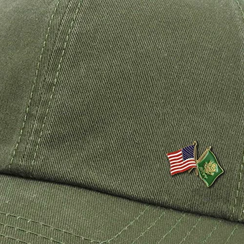 VetFriends.com Hat/Lapel Pin With American And US Army Crossed Flags 2 VetFriends.com Hat/Lapel Pin With American And US Army Crossed Flags - Image 2