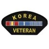 Korea Veteran Patch With Ribbons Graphic Licensed Military Apparel Patriotic Products Gifts For Veterans Families And Retired VetFriends.com