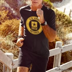 VetFriends.Com US Army Retired T-Shirt With Army Logo Officially Licensed -Bruce Store 61eXGcEkfoL