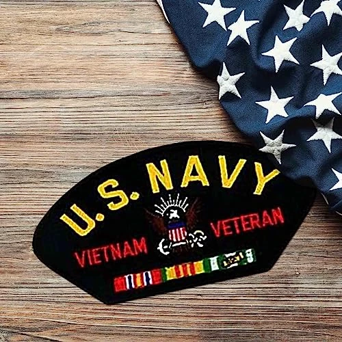 U.S. Navy Vietnam Vet Patch Licensed Military Apparel Patriotic Products Gifts For Veterans Families And Retired VetFriends.com 4 U.S. Navy Vietnam Vet Patch Licensed Military Apparel Patriotic Products Gifts For Veterans Families And Retired VetFriends.com - Image 4