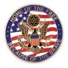 US Flag Lapel Pin With Home Of The Free Because Of The Brave American Eagle Pin Lapel Pin Patriotic