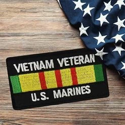Vietnam Veteran USMC Patch Licensed Military Apparel Patriotic Products Gifts For Veterans Families And Retired VetFriends.com -Bruce Store 61kEb9O4BhL