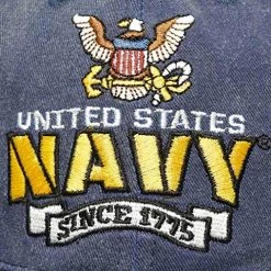 United States Navy Since 1775 Eagle Crest Baseball Hat - Officially Licensed US Military Sailor Pride Cap -Bruce Store 61tToLeUbSL