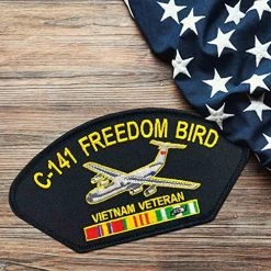 Vietnam Veteran Patch With C-141 Freedom Bird Graphic Licensed Military Apparel Patriotic Products Gifts For Veterans Families And Retired VetFriends.com 8 Vietnam Veteran Patch With C-141 Freedom Bird Graphic Licensed Military Apparel Patriotic Products Gifts For Veterans Families And Retired VetFriends.com -Bruce Store 61tZnWNOmWL